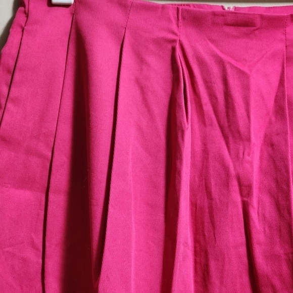 Zara skorts mini skirt with side pockets color pink - Picture 3 of 7